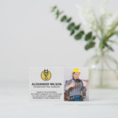 Bouwnijverheid | Carpenter Visitekaartje (Staand voorkant)