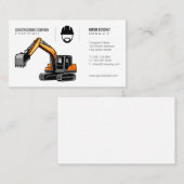 Bouwnijverheid | Earth Mover Visitekaartje (Voorkant / Achterkant)