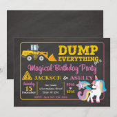 Bouwnijverheid en gezamenlijke uitnodiging van Uni (Voorkant / Achterkant)