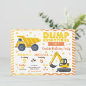 Bouwnijverheid gezamenlijke uitnodiging op zondag (Staand voorkant)