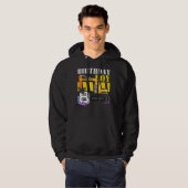 Bouwnijverheid graafmachine 8e verjaardag Jongen 8 Hoodie (Voorkant volledig)