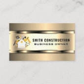 Bouwnijverheid | House Tools Logo Visitekaartje (Voorkant)