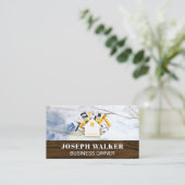 Bouwnijverheid | Houtraad | Hulpmiddelen Visitekaartje (Staand voorkant)