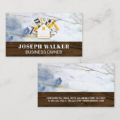 Bouwnijverheid | Houtraad | Hulpmiddelen Visitekaartje (Voorkant / Achterkant)