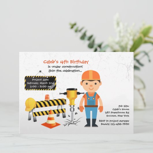 Bouwnijverheid in aanloop kaart (Staand voorkant)