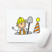 Bouwnijverheid in Mousepad Muismat (Met muis)