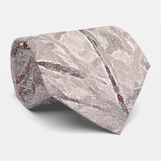 Bouwnijverheid in Rust en Gray Stropdas (Opgerold)