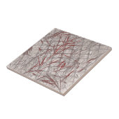 Bouwnijverheid in Rust en Gray Tegeltje (Zijkant)