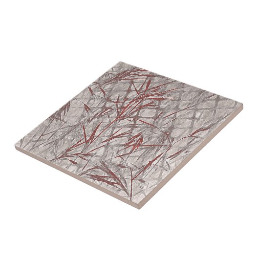 Bouwnijverheid in Rust en Gray Tegeltje (Zijkant)