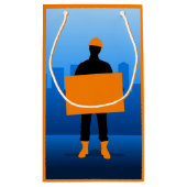 Bouwnijverheid Klein Cadeauzakje (Achterkant)