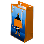 Bouwnijverheid Klein Cadeauzakje (Achterkant Gekanteld)