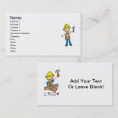 Bouwnijverheid met Visitekaartje van Hammer (Voorkant / Achterkant)