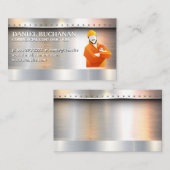 Bouwnijverheid | Metaalborstel | Rivieren Visitekaartje (Voorkant / Achterkant)