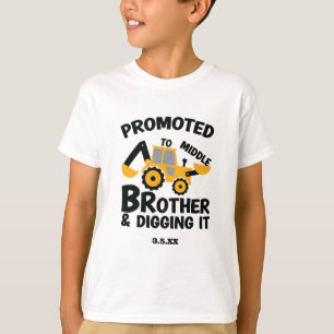 Bouwnijverheid Midden Brother Digging it Kind T-shirt