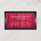 Bouwnijverheid Modern Rood Hout #3 Visitekaartje (Achterkant)