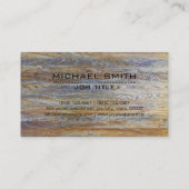 Bouwnijverheid Moderne Hout #8 Visitekaartje (Achterkant)