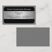 Bouwnijverheid Moderne nieuwe Visitekaartjes (Voorkant / Achterkant)