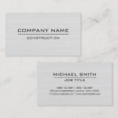 Bouwnijverheid Moderne Wood #2 Visitekaartje (Voorkant / Achterkant)