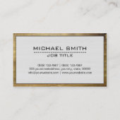 Bouwnijverheid Moderne Wood #3 Visitekaartje (Achterkant)