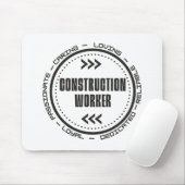 Bouwnijverheid Muismat (Met muis)