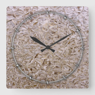 Bouwnijverheid OSB Plywood Style Vierkante Klok