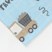 Bouwnijverheid Patroonblauw Fleece Deken (Hoek)