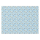Bouwnijverheid Patroonblauw Tafelkleed (Voorkant (Horizontaal))