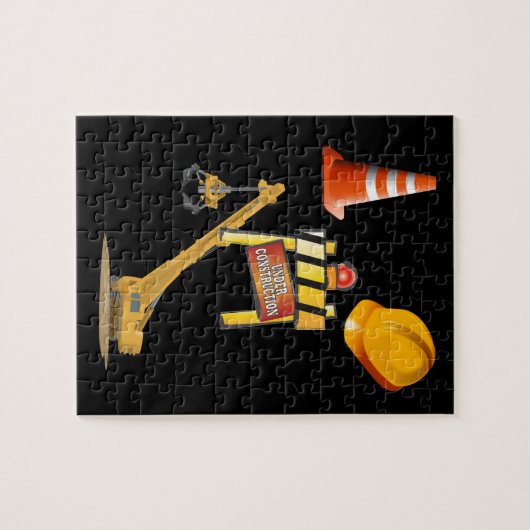 Bouwnijverheid Puzzle Legpuzzel (Horizontaal)