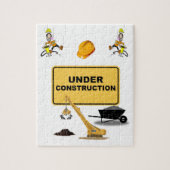 Bouwnijverheid Puzzle Legpuzzel (Verticaal)