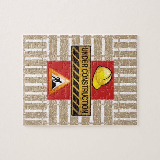 Bouwnijverheid Puzzle Legpuzzel (Horizontaal)