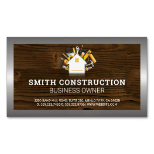 Bouwnijverheid   Reparatieprogramma's voor thuisge Magnetisch Visitekaartje