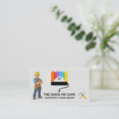 Bouwnijverheid | Reparatieprogramma's voor thuisge Visitekaartje (Staand voorkant)