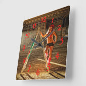 Bouwnijverheid Sexy Vierkante Klok (Hoek)