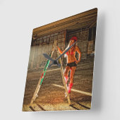 Bouwnijverheid Sexy Vierkante Klok (Hoek)