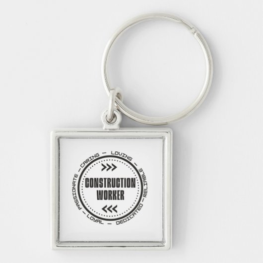 Bouwnijverheid Sleutelhanger (Voorkant)