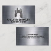 Bouwnijverheid | Stad | Staal Visitekaartje (Voorkant / Achterkant)