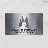 Bouwnijverheid | Stad | Staal Visitekaartje (Voorkant)