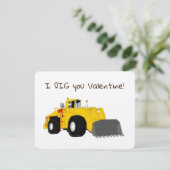 Bouwnijverheid Valentijn Feestdagenkaart (Staand voorkant)