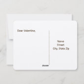 Bouwnijverheid Valentijn Feestdagenkaart (Achterkant)