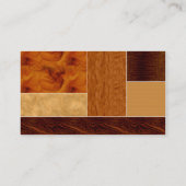 Bouwnijverheid Visitekaartje Hout (Achterkant)