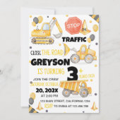 Bouwnijverheid Vrachtdag uitnodiging (Voorkant)