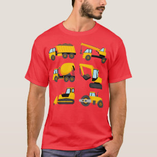 Bouwnijverheid Vrachtwagen Funny 2 T-shirt