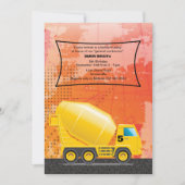 Bouwnijverheid Vrachtwagen Kaart (Voorkant)