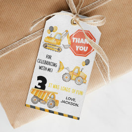 Bouwnijverheid Vragendag Partij Dank u Label Cadeaulabel