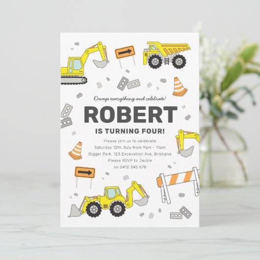 Bouwnijverheid Vragendag - uitnodiging (Staand voorkant)