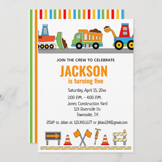 Bouwnijverheid Vragendag - uitnodiging (Voorkant / Achterkant)