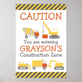 Bouwnijverheid Vragendag Welkomstfeest Poster