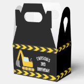 Bouwnijverheidslavator - Birthday Black Bedankdoosjes (Geopend)