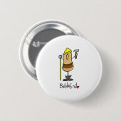 Bouwnoot Ronde Button 5,7 Cm (Voorkant /achterkant)