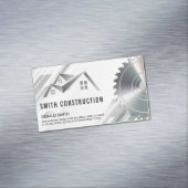 Bouwondernemers in onroerend goed | Aannemer Magnetisch Visitekaartje (Voorbeeld)
